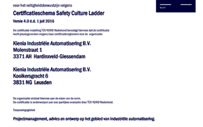 Trede 3 op Safety Culture Ladder behaald (2024)